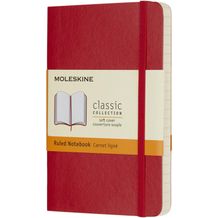 Moleskine Classic Softcover Notizbuch Taschenformat  liniert (scharlachrot) (Art.-Nr. CA119544)