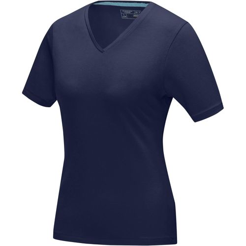 Kawartha T-Shirt für Damen mit V-Ausschnitt (Art.-Nr. CA122269) - Das kurzärmelige GOTS-Bio-T-Shirt mi...