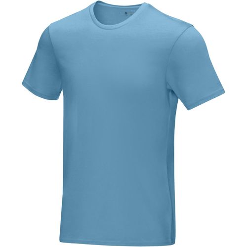 Azurite T-Shirt aus GOTS-zertifizierter Bio-Baumwolle für Herren (Art.-Nr. CA124563) - Das kurzärmelige GOTS-Bio-T-Shirt f...