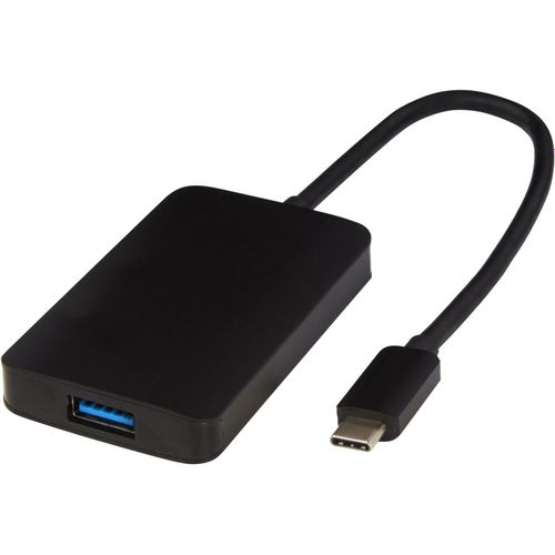 ADAPT Typ-C Multimediaadapter aus Aluminium (USB-A/Typ-C/HDMI) (Art.-Nr. CA127831) - Dieser praktische Multimediaadapter...
