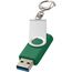 Rotate USB-Stick 3.0 mit Schlüsselanhänger (grün) (Art.-Nr. CA128249)