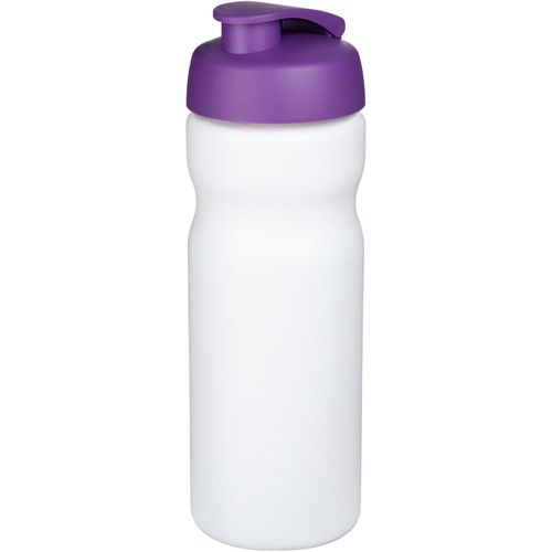 Baseline® Plus 650 ml Sportflasche mit Klappdeckel (Art.-Nr. CA128584) - Einwandige Sportflasche. Verfügt üb...