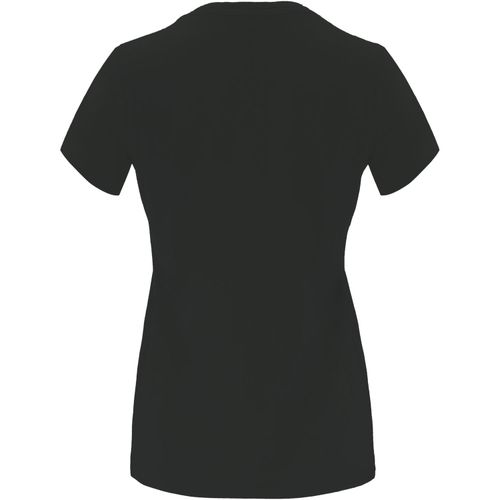 Capri T-Shirt für Damen (Art.-Nr. CA128855) - Tailliertes kurzärmeliges T-Shirt f...