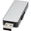 Light Up USB Stick mit weißem Licht (schwarz, silber, weiss) (Art.-Nr. CA129422)