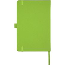 Honua A5 Notizbuch aus recyceltem Papier mit Cover aus recyceltem PET (Lindgrün) (Art.-Nr. CA130867)