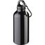 Oregon 400 ml Aluminium Trinkflasche mit Karabinerhaken (Schwarz) (Art.-Nr. CA132353)