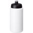 Baseline® Plus grip 500 ml Sportflasche mit Sportdeckel (weiss, schwarz) (Art.-Nr. CA132624)
