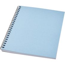 Desk-Mate® A5 farbiges Notizbuch mit Spiralbindung (hellblau) (Art.-Nr. CA132872)