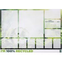 Desk-Mate A2 recycelter Notizblock [50 Seiten] (weiß) (Art.-Nr. CA133160)