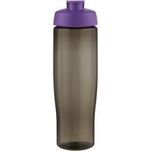 H2O Active® Eco Tempo 700 ml Sportflasche mit Klappdeckel (lila, kohle) (Art.-Nr. CA137627)