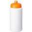 Baseline® Plus 500 ml Flasche mit Sportdeckel (weiss, orange) (Art.-Nr. CA143865)