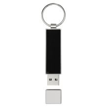 Rechteckiger Light Up USB Stick (schwarz, blau, silber) (Art.-Nr. CA144638)