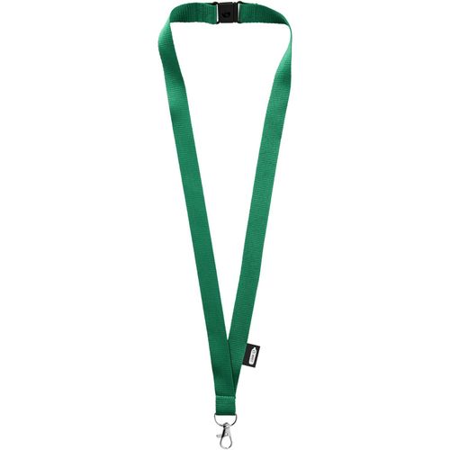 Tom Schlüsselband aus recyceltem PET Kunststoff mit Sicherheitsverschluss (Art.-Nr. CA146688) - Lanyard aus recyceltem PET Kunststoff...