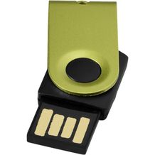 Mini USB-Stick (apfelgrün, schwarz) (Art.-Nr. CA149276)