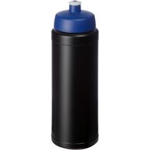 Baseline® Plus 750 ml Flasche mit Sportdeckel (schwarz, blau) (Art.-Nr. CA149552)