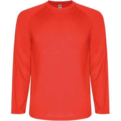 Montecarlo Langarm-Sport-Shirt für Kinder (Art.-Nr. CA150855) - Langärmeliges Funktions-Shirt mit Ragla...