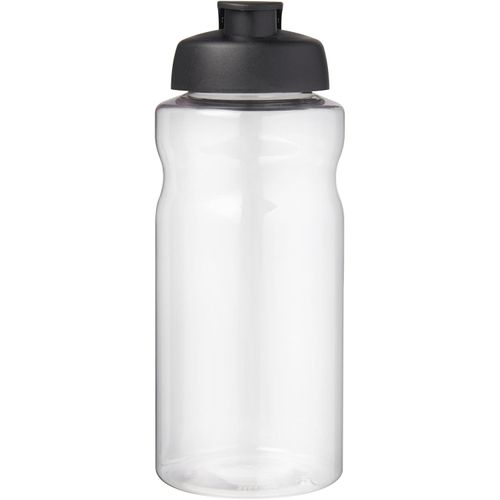 H2O Active® Big Base 1L Sportflasche mit Klappdeckel (Art.-Nr. CA151939) - Einwandige Sportflasche mit ergonomische...