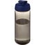 H2O Active® Octave Tritan 600-ml-Sportflasche mit Klappdeckel (kohle, blau) (Art.-Nr. CA152530)