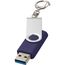 Rotate USB-Stick 3.0 mit Schlüsselanhänger (blau) (Art.-Nr. CA153356)
