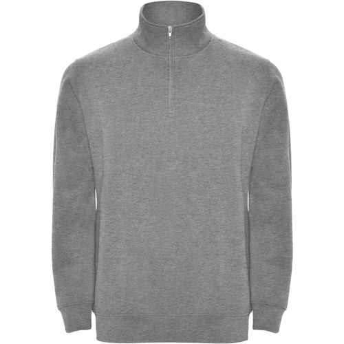 Aneto Pullover mit Viertelreißverschluss (Art.-Nr. CA153649) - Sweatshirt mit passendem halben Reißver...