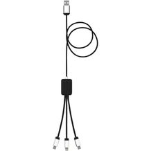 SCX.design C17 Easy to Use Ladekabel mit Leuchtlogo (blau,schwarz) (Art.-Nr. CA155032)