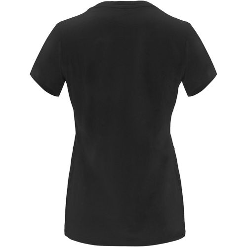 Capri T-Shirt für Damen (Art.-Nr. CA155507) - Tailliertes kurzärmeliges T-Shirt f...