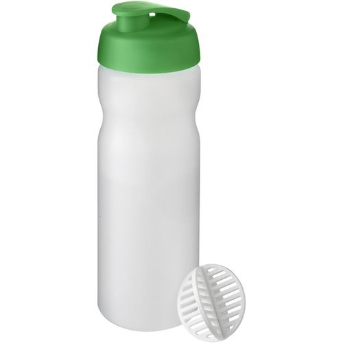 Baseline Plus 650 ml Shakerflasche (Art.-Nr. CA158427) - Einwandige Sportflasche mit Shaker-Ball...