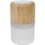 Aurea Bluetooth® Lautsprecher aus Bambus mit Licht (natur) (Art.-Nr. CA159025)