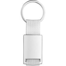 Alvaro Gurtband Schlüsselanhänger (weiß, silber) (Art.-Nr. CA159858)