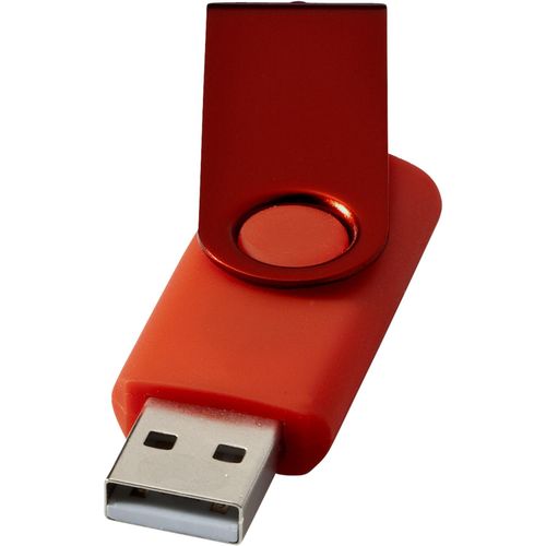Rotate Metallic USB-Stick (Art.-Nr. CA161375) - Mit dem USB-Stick Rotate Metallic haben...