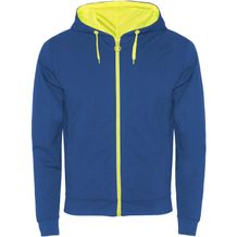 Fuji Kaputzensweatjacke Unisex (royalblau, Fluor Yellow) (Art.-Nr. CA161684)