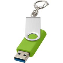 Rotate USB-Stick 3.0 mit Schlüsselanhänger (limone) (Art.-Nr. CA162051)