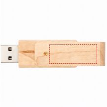 Rotate USB Stick aus Holz [32GB] (hellbraun) (Art.-Nr. CA162686)