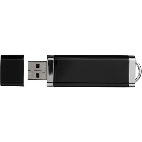 Flat USB-Stick (Art.-Nr. CA164730) - Flat USB-Stick. Die silbernen Details...
