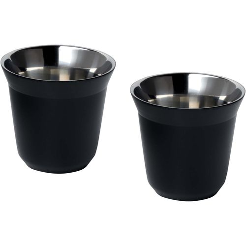 Duo 80 ml RCS-zertifiziertes Espressotassen Set aus Edelstahl (Art.-Nr. CA166500) - Set bestehend aus 2 doppelwandigen...