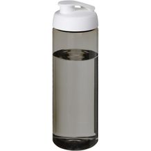 H2O Active® Eco Vibe 850 ml Sportflasche mit Klappdeckel (kohle, weiss) (Art.-Nr. CA168803)