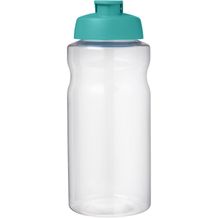 H2O Active® Big Base 1L Sportflasche mit Klappdeckel (aquablau) (Art.-Nr. CA170365)