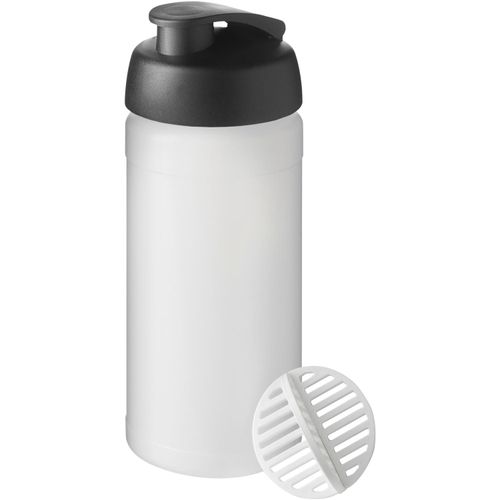 Baseline Plus 500 ml Shakerflasche (Art.-Nr. CA171375) - Einwandige Sportflasche mit Shaker-Ball...