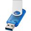 Rotate USB-Stick 3.0 transparent (blau) (Art.-Nr. CA173685)