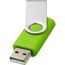 Rotate USB-Stick (limone, silber) (Art.-Nr. CA175798)