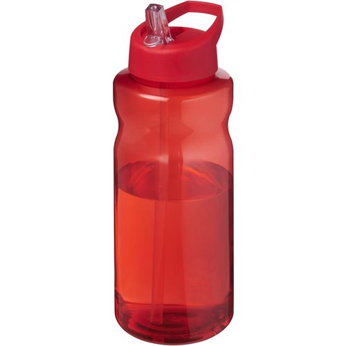 H2O Active® Eco Big Base 1L Sportflasche mit Ausgussdeckel (Art.-Nr. CA176399) - Einwandige Sportflasche hergestellt aus...