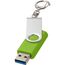 Rotate USB-Stick 3.0 mit Schlüsselanhänger (limone) (Art.-Nr. CA176838)
