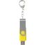 Rotate mit Schlüsselanhänger USB-Stick (gelb) (Art.-Nr. CA179102)
