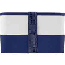 MIYO Doppel-Lunchbox (blau, weiss) (Art.-Nr. CA181517)