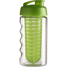 H2O Active® Bop 500 ml Sportflasche mit Klappdeckel und Infusor (transparent / limone) (Art.-Nr. CA182517)