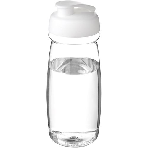 H2O Active® Pulse 600 ml Sportflasche mit Klappdeckel (Art.-Nr. CA184172) - Einwandige Sportflasche in einer stylisc...