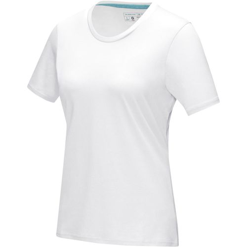 Azurite T-Shirt aus GOTS-zertifizierter Bio-Baumwolle für Damen (Art.-Nr. CA184960) - Das kurzärmelige GOTS-Bio-T-Shirt f...