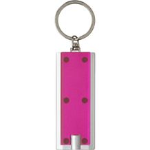 Castor LED-Schlüssellicht (magenta / silber) (Art.-Nr. CA187782)