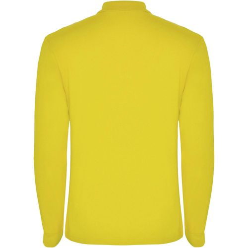 Estrella Langarm Poloshirt für Herren (Art.-Nr. CA190592) - Langärmeliges Poloshirt mit gerippte...