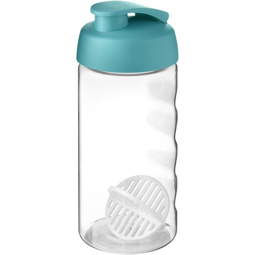 H2O Active® Bop 500 ml Shakerflasche (Art.-Nr. CA196280) - Einwandige Sportflasche mit Shaker-Ball...